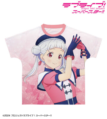 描き下ろし 嵐 千砂都 スーパースター!!ver. フルグラフィックTシャツ