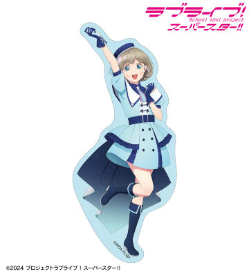 描き下ろし 唐 可可 スーパースター!!ver. ダイカットステッカー