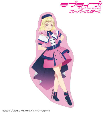 描き下ろし 鬼塚夏美 スーパースター!!ver. ダイカットステッカー