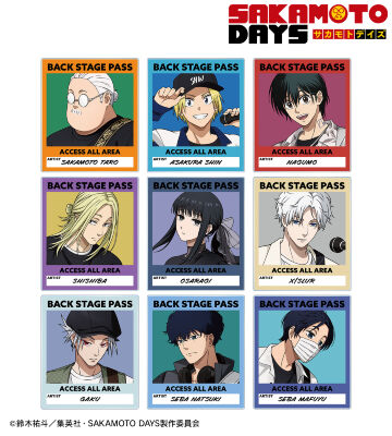 描き下ろし ロックバンドver. トレーディングバックステージパス風アクリルカード