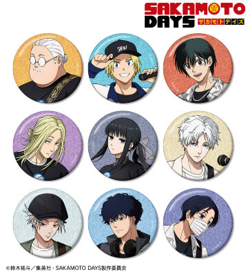 描き下ろし ロックバンドver. トレーディンググリッター缶バッジ