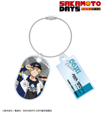 描き下ろし 朝倉 シン ロックバンドver. 2連ワイヤーアクリルキーホルダー