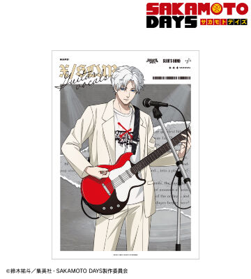 描き下ろし X（スラー） ロックバンドver. A3マット加工ポスター