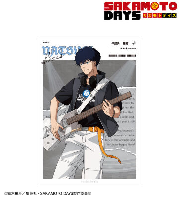 描き下ろし 勢羽 夏生 ロックバンドver. A3マット加工ポスター