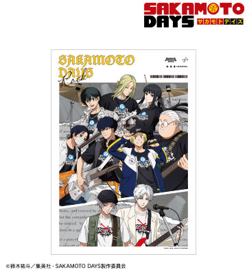 描き下ろし 集合 ロックバンドver. A3マット加工ポスター