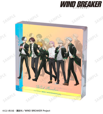 描き下ろし 集合 春の歩みver. オーロラアクリルブロック