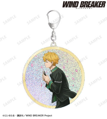 描き下ろし 楡井 秋彦 春の歩みver. グリッターアクリルキーホルダー