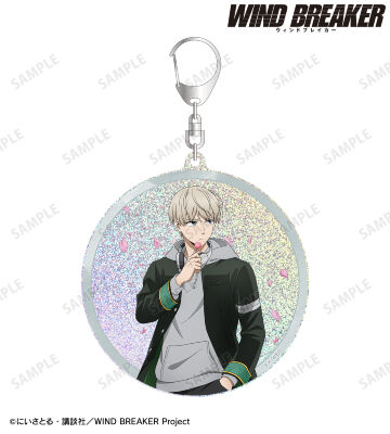 描き下ろし 梶 蓮 春の歩みver. グリッターアクリルキーホルダー