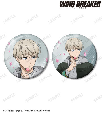 描き下ろし 梶 蓮 春の歩みver. 缶バッジ2個セット