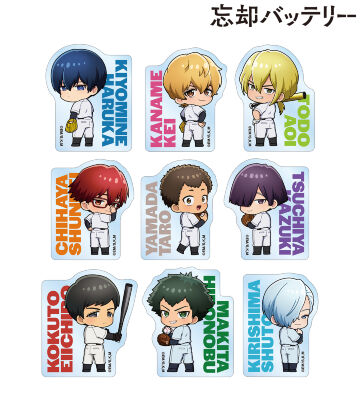 トレーディング ちびキャラ 振り向きver. クリアダイカットステッカー