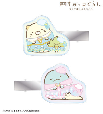 アクリルヘアクリップ2個セット ver.B