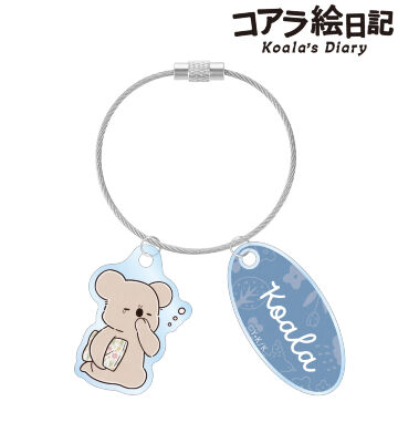 コアラさん 2連ワイヤーアクリルキーホルダー ver.A