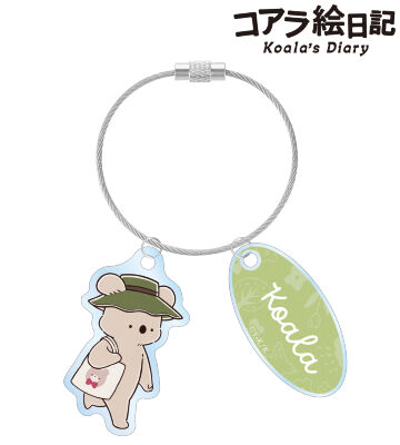 コアラさん 2連ワイヤーアクリルキーホルダー ver.C