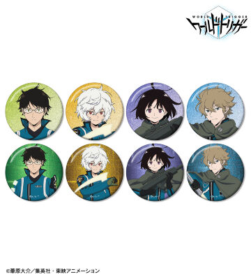 【先行受注】描き下ろし 戦闘開始ver. トレーディンググリッター缶バッジ