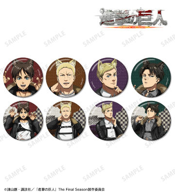 描き下ろし 狼男ver. トレーディンググリッター缶バッジ