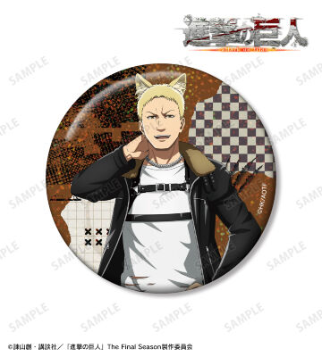 描き下ろし ライナー 狼男ver. 75mmホログラム缶バッジ