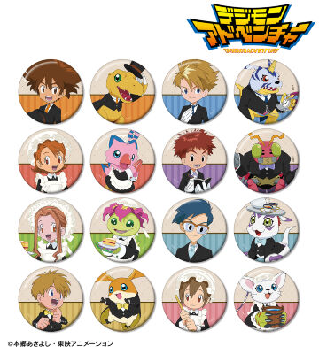 描き下ろし メイド&執事ver. トレーディング缶バッジ ver.B