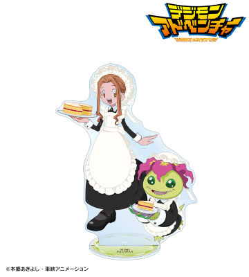 描き下ろし 太刀川ミミ&パルモン メイド&執事ver. 特大アクリルスタンド