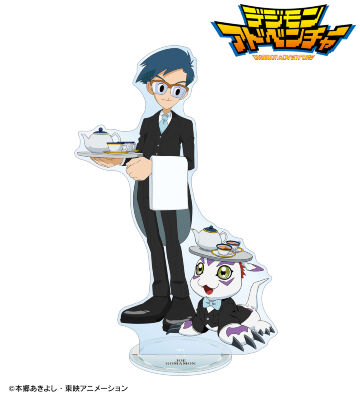 描き下ろし 城戸丈&ゴマモン メイド&執事ver. 特大アクリルスタンド