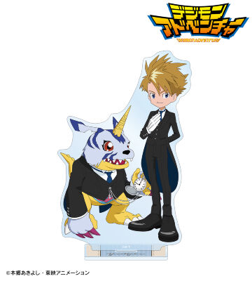 描き下ろし 石田ヤマト&ガブモン メイド&執事ver. BIGアクリルスタンド