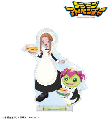 描き下ろし 太刀川ミミ&パルモン メイド&執事ver. BIGアクリルスタンド