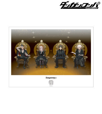 およさんイラスト 集合 B 玉座ver. A3マット加工ポスター