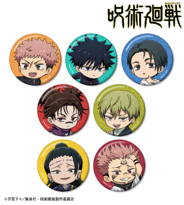 トレーディング ちびキャラ 戦闘ver. グリッター缶バッジ