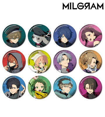 描き下ろし アメコミ風ver. トレーディンググリッター缶バッジ