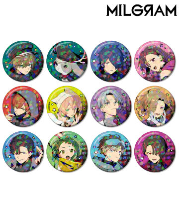 描き下ろし アメコミ風ver. トレーディングホログラム缶バッジ