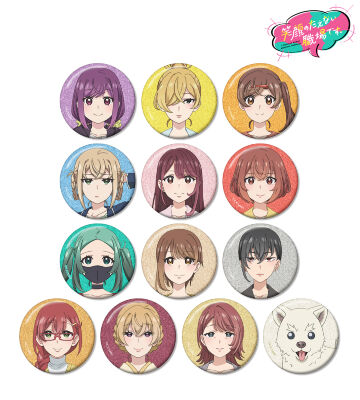 トレーディンググリッター缶バッジ