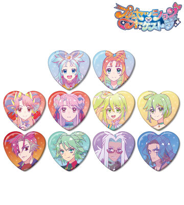 トレーディング Ani-Art clear label ハート型缶バッジ