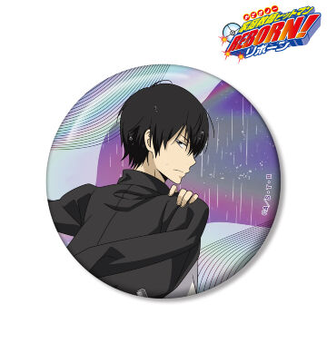 描き下ろし 雲雀 恭弥 戦う背中×雨ver. 75mmオーロラ缶バッジ