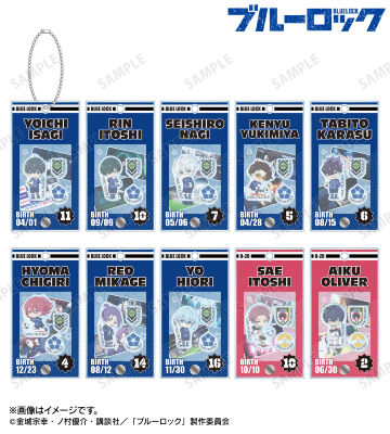 トレーディング場面写パーツ付きフレームアクリルチャーム