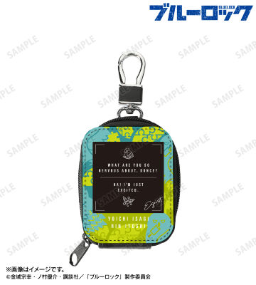 潔 世一＆糸師 凛 モチーフ 合皮レザーミニポーチ