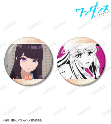 宮尾恩 場面写グリッター缶バッジ2個セット