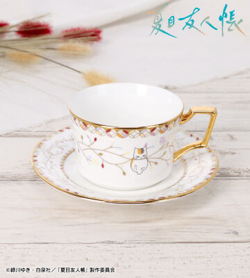 ノリタケコラボ ニャンコ先生 カップ＆ソーサー