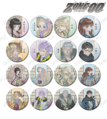 九条キヨ先生 描き下ろし 和装ver. トレーディング和紙缶バッジ