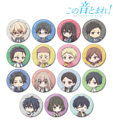 トレーディング ちびキャラ 放課後ver. グリッター缶バッジ