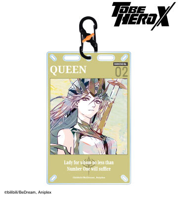クイーン Ani-Art カラビナ付きカード型アクリルキーホルダー