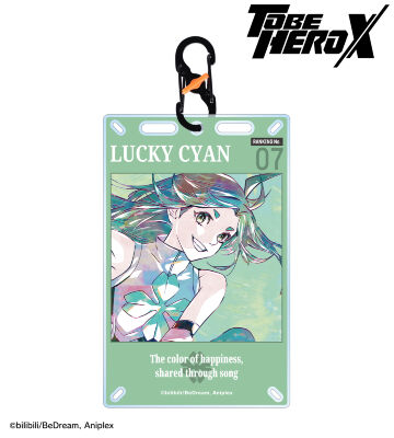 ラッキーシアン Ani-Art カラビナ付きカード型アクリルキーホルダー