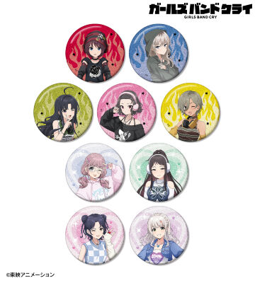 描き下ろし Y2Kファッションver. トレーディンググリッター缶バッジ