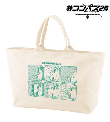 集合 ちびころ BIGジップトートバッグ ver.B