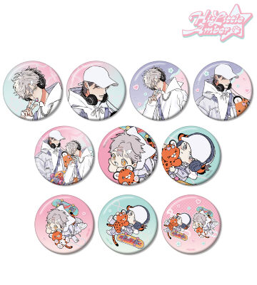 ナツメカズキ先生 描き下ろし ポップストリートver. トレーディング缶バッジ