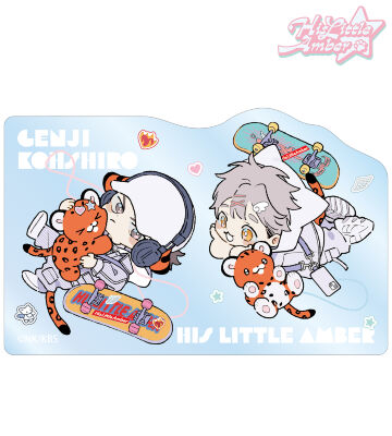 ナツメカズキ先生 描き下ろし 琥士郎&源慈 ちびキャラ ポップストリートver. ダイカットステッカー