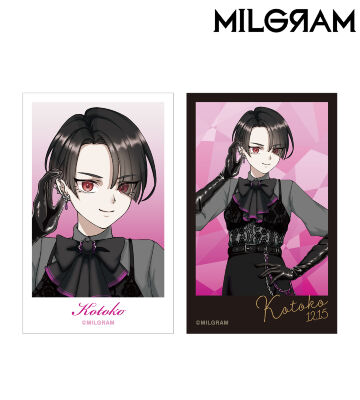 描き下ろし コトコ バースデーver. 第2弾 インスタントカメラ風イラストカード2枚セット