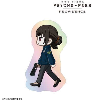 霜月 美佳 ちびとこ オーロラダイカットステッカー