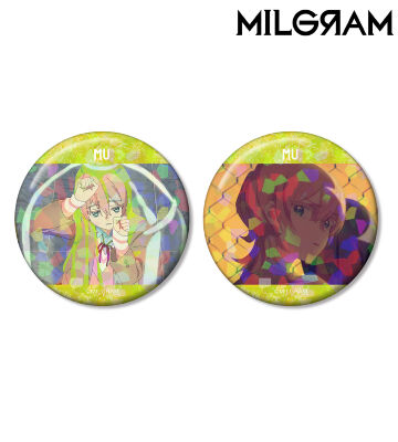 ムウ 場面写ホログラム缶バッジ2個セット