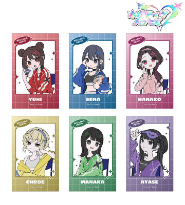 描き下ろし トレーディング ネガティヴver. インスタントカメラ風イラストカード