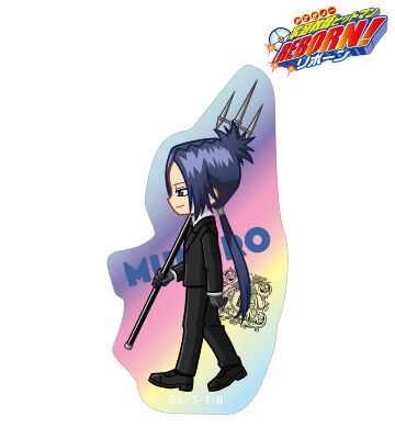 六道 骸（10年後） ちびとこ オーロラダイカットステッカー