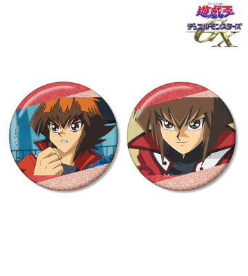 遊城十代 場面写グリッター缶バッジ2個セット